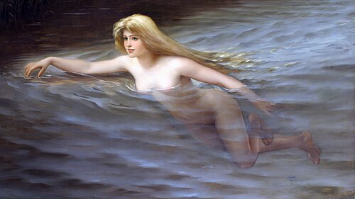 Nymph, 1892, Luis Ricardo Falero