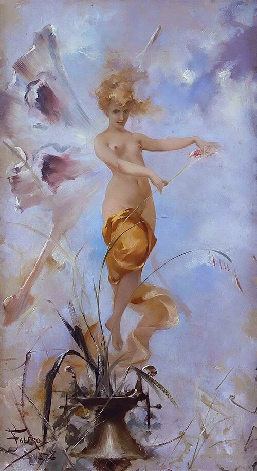 Nymph, 1878, Luis Ricardo Falero