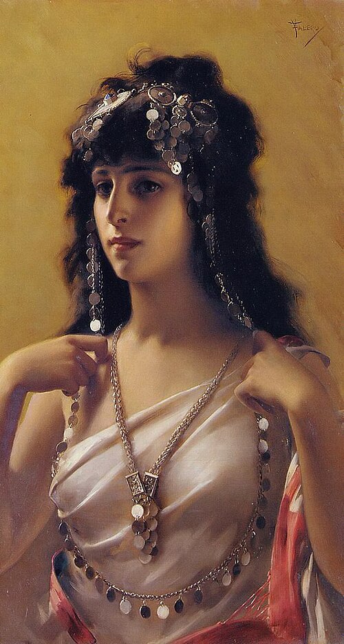 An Oriental Beauty, 1850, Luis Ricardo Falero