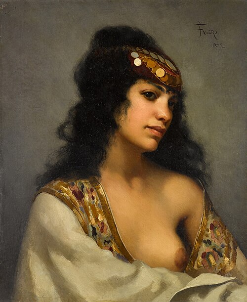 Odalisque, , Luis Ricardo Falero