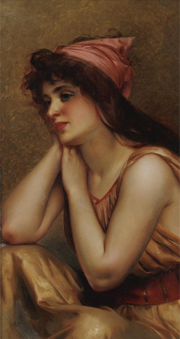 A Moment's Pause, 1850, Luis Ricardo Falero