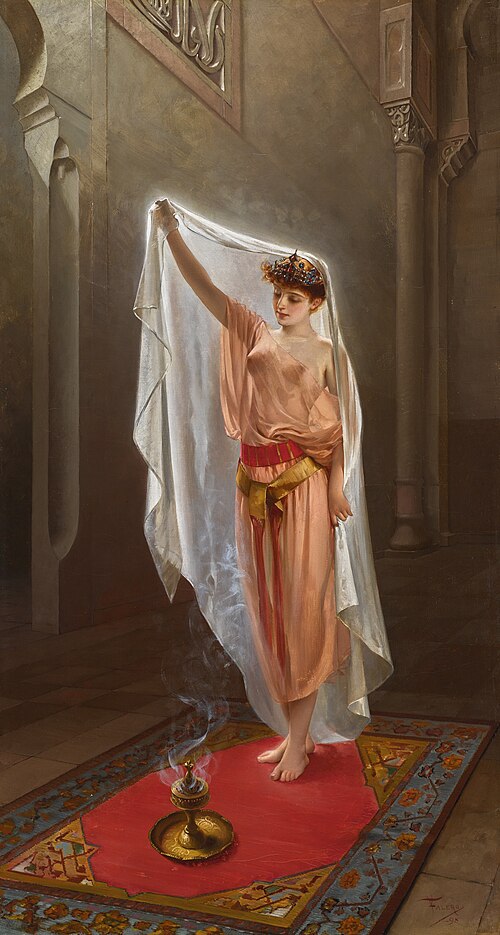 An oriental beauty, 1895, Luis Ricardo Falero