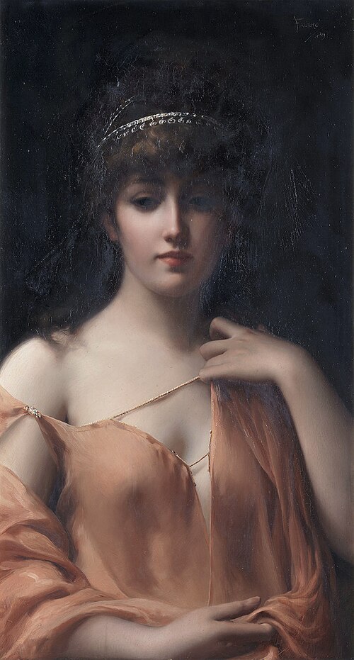 A classical beauty, 1889, Luis Ricardo Falero