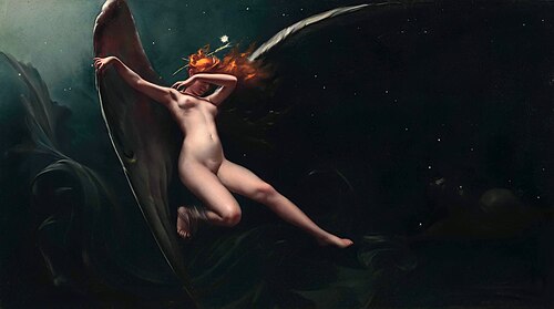 A Fairy Under Starry Skies, 1850, Luis Ricardo Falero