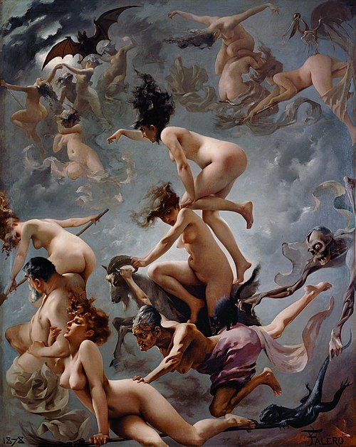 Witches going to their Sabbath, 1878, Luis Ricardo Falero