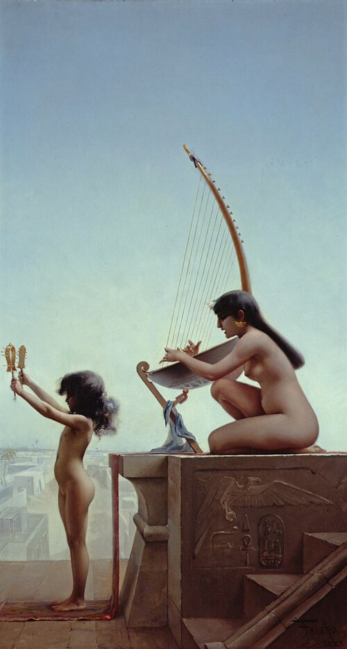 Prayer to Isis, 1883, Luis Ricardo Falero