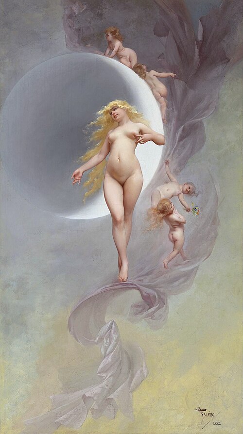 The Planet Venus, 1882, Luis Ricardo Falero
