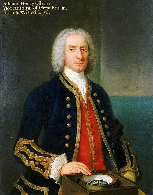 Captain Henry Osborn, 1694-1771, 1743, Claude Arnulphy