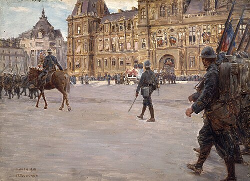 Les funérailles du général Gallieni (1849-1916), le 1er juin 1916, 1916, Joseph-Félix Bouchor
