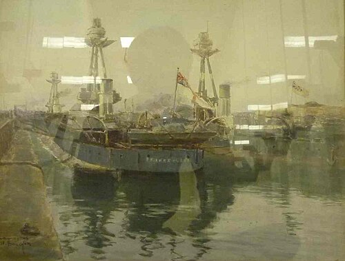 Monitors à Dunkerque, 2000, Joseph-Félix Bouchor