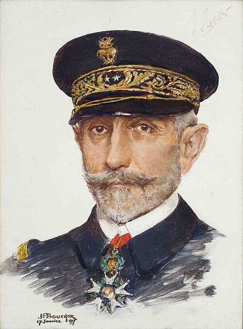 Portrait de l'amiral Lacaze, 1917, Joseph-Félix Bouchor