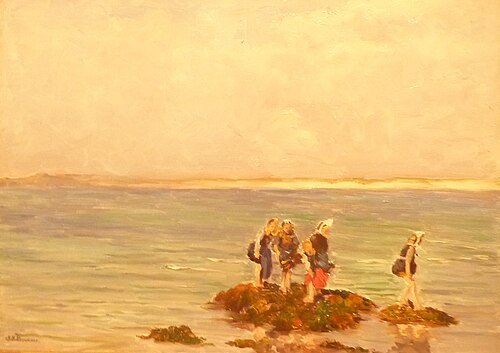 Les pataugeuses, , Joseph-Félix Bouchor