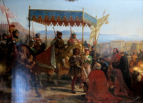 Entrée de Charles VIII à Naples, 12 mai 1495, 1837, Éloi Firmin Féron