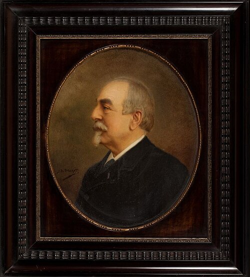 Portrait of Willem Constantijn baron van Pallandt (1836-1905), 1902, Jean B. Discart