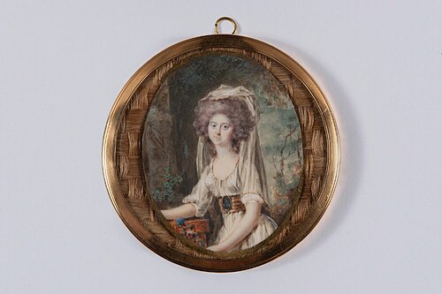 Unknown lady, 1790, Pierre Adolphe Hall