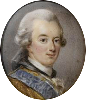 Gustav III, King of Sweden (1746-1792), formerly called Louis-François Prince of Conti, 1800, Pierre Adolphe Hall