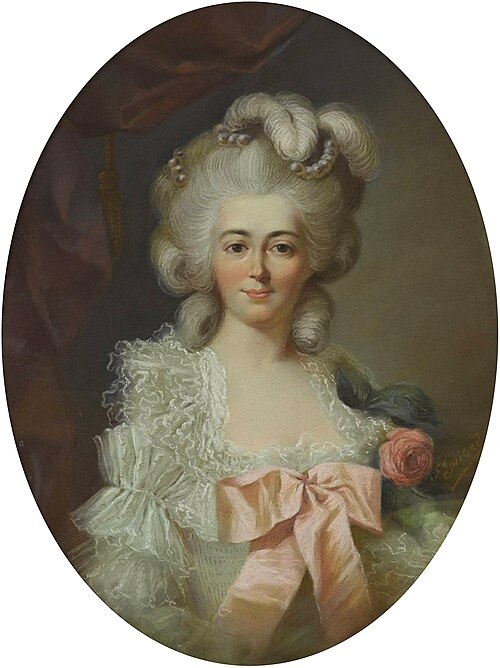 Portret Heleny Apolonii z Massalskich Potockiej, 1779, Pierre Adolphe Hall