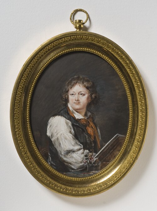 Autoportrait, 1790, Pierre Adolphe Hall