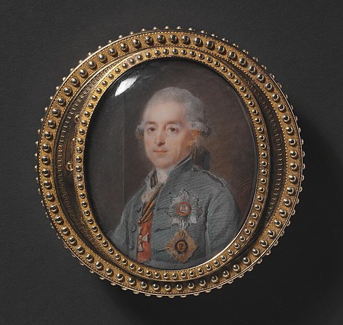 Okänd tysk dignitär (prins Kurakin?), 1789, Pierre Adolphe Hall