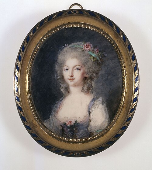 Portrait de Lucie Hall, 1788, Pierre Adolphe Hall
