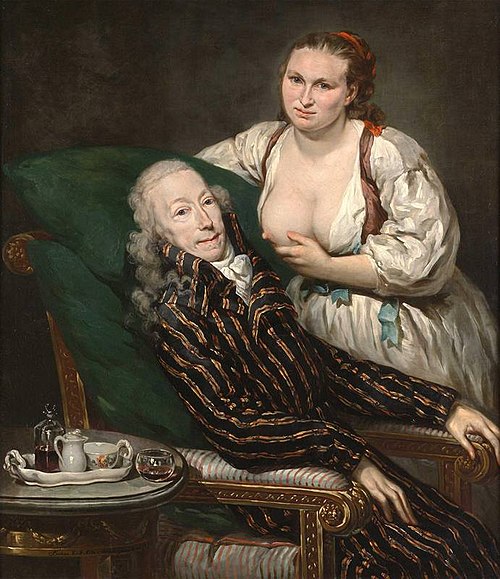 Count Franz de Paula Graf von Hartig and his wife Eleanore as Caritas Romana, 1797, Barbara Krafft