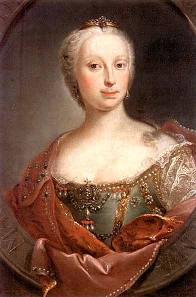 Porträt der Maria Theresa, , Barbara Krafft