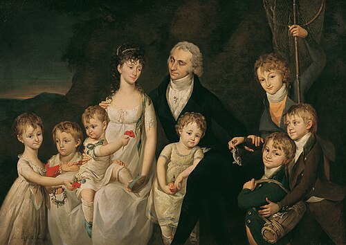 Die Familie Anton von Marx, 1803, Barbara Krafft
