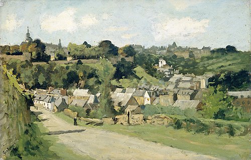 Vue de Dinan, 1895, Geo Poggenbeek