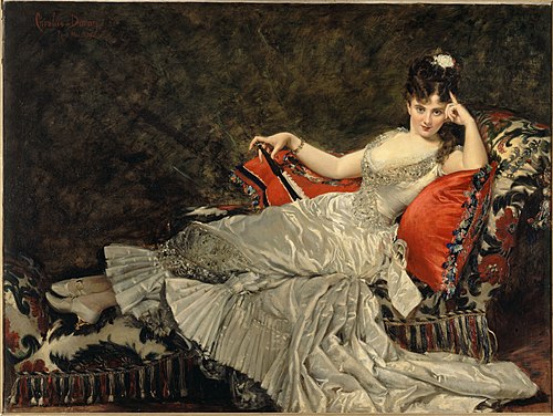 Portrait de Mademoiselle de Lancey, 1876, Carolus-Duran