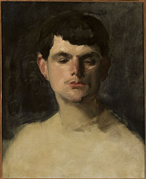 Study of a male head, 1885, Carolus-Duran