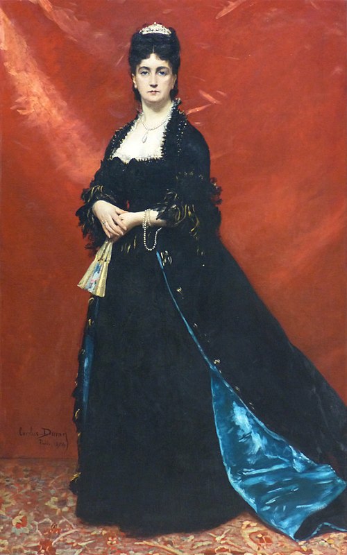 Portrait en pied de Madame Goldschmidt, 1874, Carolus-Duran