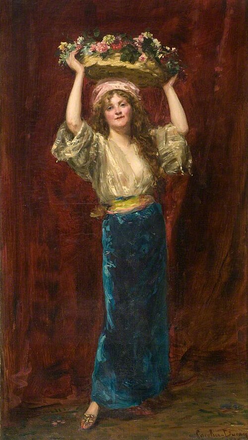 The Flower Girl, 1880, Carolus-Duran