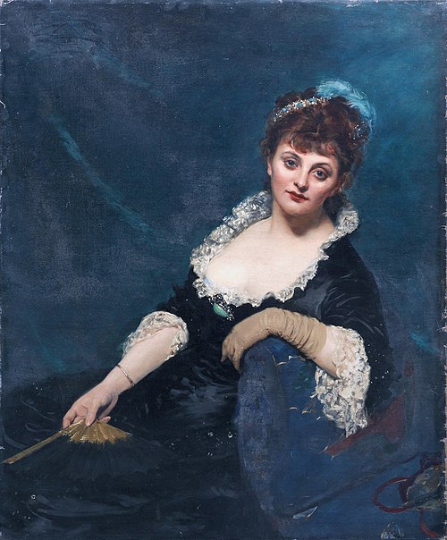 Mrs Harry Vane Milbank, née Alice Sidonie Van den Bergh, 1877, Carolus-Duran