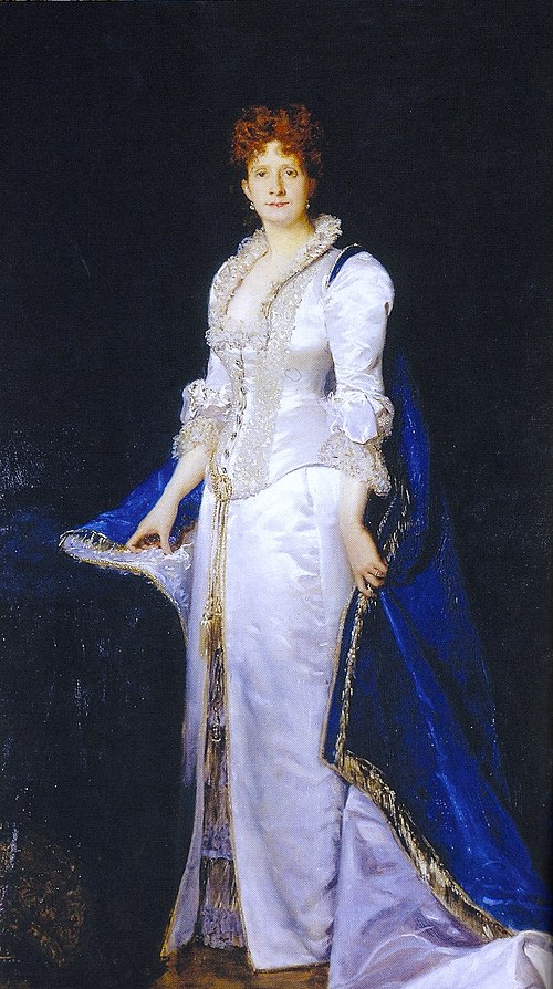 Porträt des Queen Maria Pia of Portugal (1847-1911), 1880, Carolus-Duran