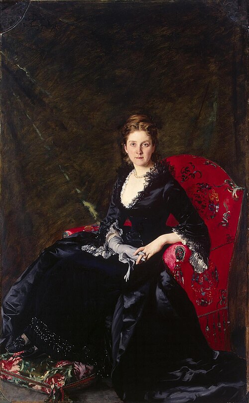 Portrait of Nadezhda Polovtsova, 1876, Carolus-Duran
