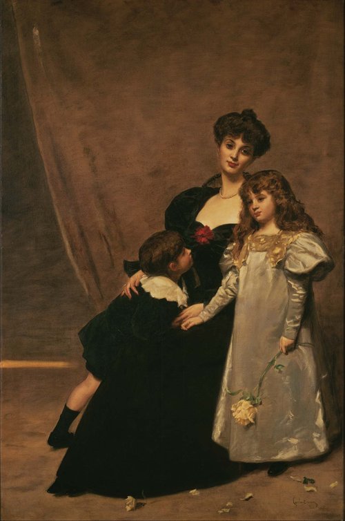 Mme Feydeau et ses Enfants, 1897, Carolus-Duran