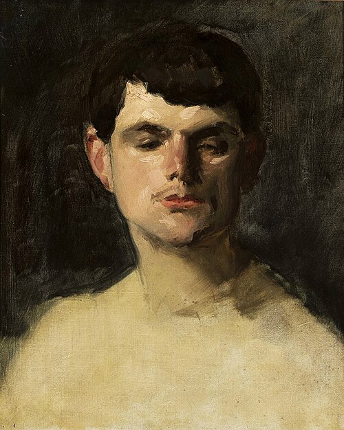 A study of a head., 1801, Carolus-Duran