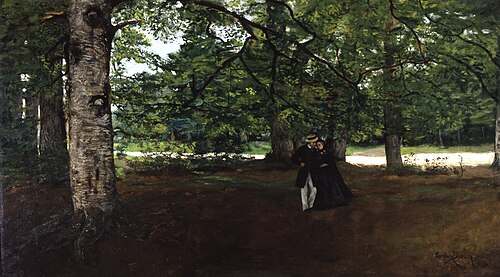 Promenade in the Woods, 1861, Carolus-Duran