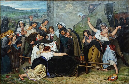 The murdered, memory of the Roman campagna, 1865, Carolus-Duran