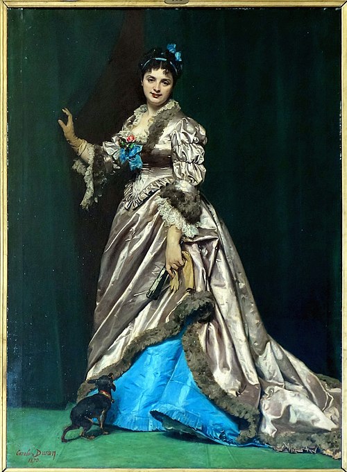 Portrait of Madame Ernest Feydeau, 1870, Carolus-Duran