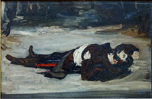 Henri Regnault mort sur le champ de bataille, 1871, Carolus-Duran