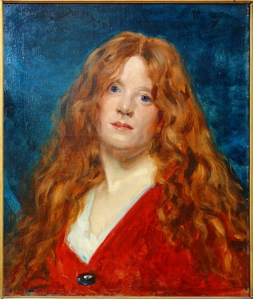 Portrait de femme rousse, 1876, Carolus-Duran