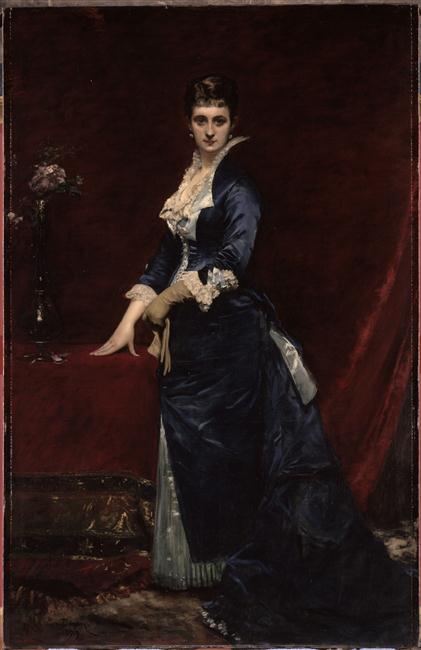 Portrait of Madame Georges Petit, 1879, Carolus-Duran