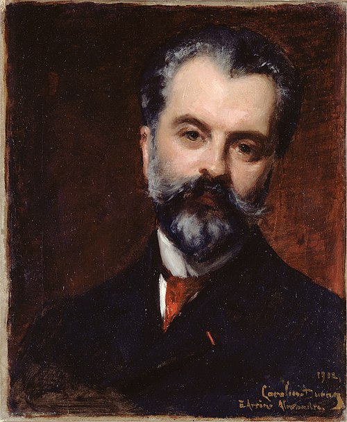Portrait d'Arsène Alexandre (1859-1935), historien de l'art et critique, 1902, Carolus-Duran