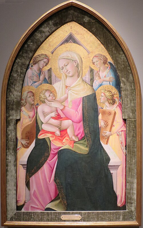 Madonna and Child with Angels, 1430, Giovanni dal Ponte
