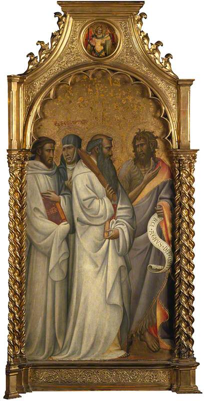 Saints Bernard, Scholastica, Benedict and John, 1422, Giovanni dal Ponte