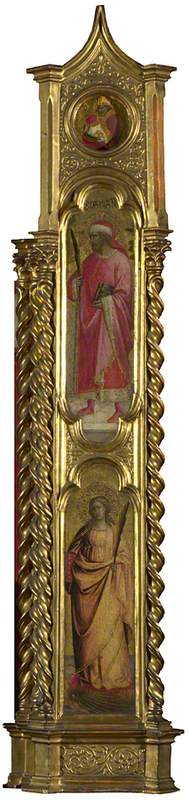 Saints Nicholas, Damian and Margaret: Right Pilaster, 1422, Giovanni dal Ponte