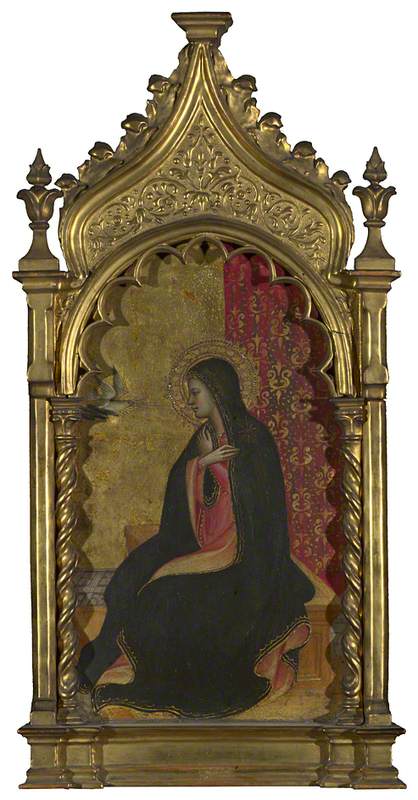 The Virgin Annunciate: Right Pinnacle, 1422, Giovanni dal Ponte