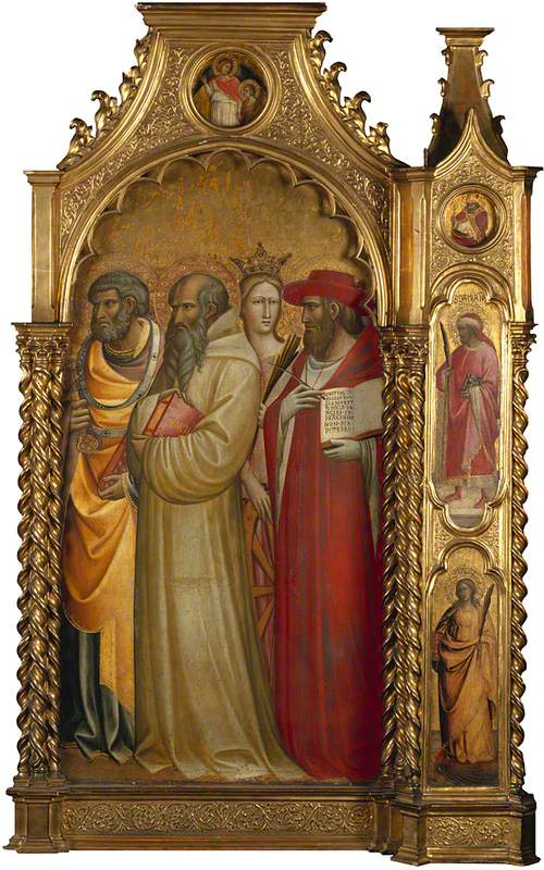 Saints Peter, Romuald, Catherine and Jerome, 1422, Giovanni dal Ponte