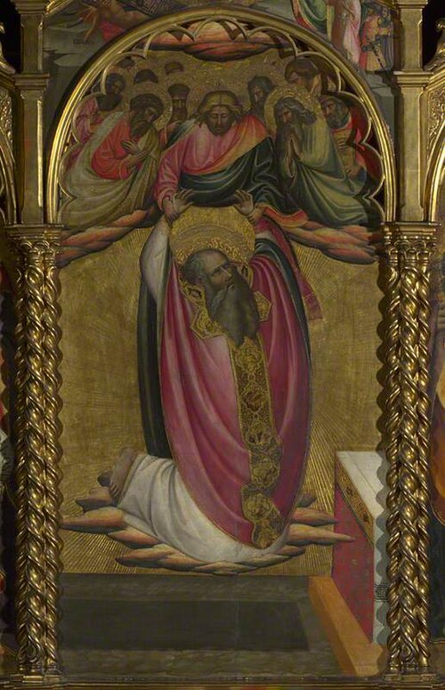The Ascension of Saint John the Evangelist, 1422, Giovanni dal Ponte